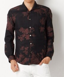 TORNADO MART | 色の部分が独特のシボ感があるシャツ。
メインの写真では真っ黒になっちゃってますが💦(シャツ/ブラウス)