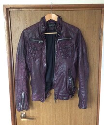 TORNADO MART | シングルの。色違いパープル♫(ライダースジャケット)