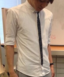 LOVELESS MENS | フェイクネクタイ五分袖シャツ(シャツ/ブラウス)