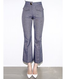 セミブーツカットスラックスパンツ(その他パンツ)