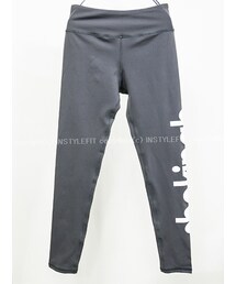 サイドロゴ付ハイウェストレギンスパンツ(その他パンツ)