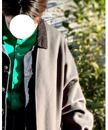ZARA | ノーカラーコート