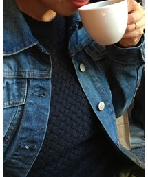 no brand | 紺のニット(ニット/セーター)