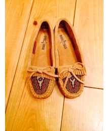 Minnetonka | BEADED KILTY SUEDE MOC(モカシン/デッキシューズ)