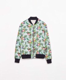 ZARA | フラミンゴブルゾン(その他アウター)