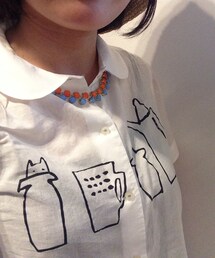 POU DOU DOU | しろシャツ(シャツ/ブラウス)