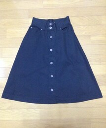 MOUSSY | デニム地ミモレ丈スカート(デニムスカート)