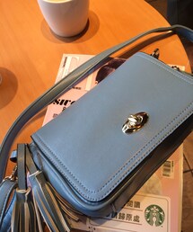 粉藍流蘇小包(ショルダーバッグ)