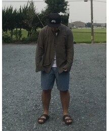 ダラッとした感じが好きです | ノーカラージャケット