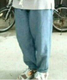 Calvin Klein Jeans | used Chambray wide-pants(デニムパンツ)