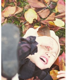 落ち葉にダイブ〜 | その他