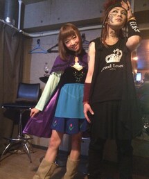 DIET BUTCHER | スカート付 パンツ(デニムパンツ)