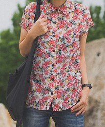 Vintage Flower blouse(シャツ/ブラウス)