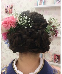 生花髪飾り💐 | その他ヘアアクセサリー