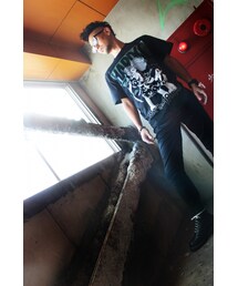 ハードコアチョコレート | どろろ/百鬼丸の巻(ばんもんブラック)(Tシャツ/カットソー)