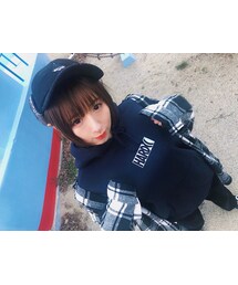 ハードコアチョコレート | メルティングスカルWEST SIDEミニロゴパーカー(ネイビー)(パーカー)
