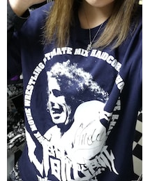 ハードコアチョコレート | 人間山脈/アンドレ・ザ・ジャイアント(エグゾセ・ネイビー)(Tシャツ/カットソー)