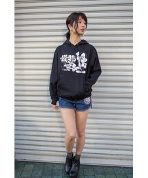 ハードコアチョコレート | 怪物くんプルオーバパーカ(念力集中ブラック)(パーカー)