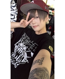 ハードコアチョコレート | 怪物大王(怪物ランドブラック)(Tシャツ/カットソー)