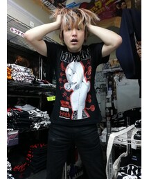 ハードコアチョコレート | うずまき-UZUMAKI-巻髪（関野ブラック）(Tシャツ/カットソー)