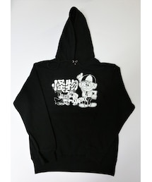 ハードコアチョコレート | 怪物くんプルオーバパーカ(念力集中ブラック)(パーカー)