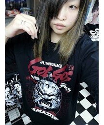 ハードコアチョコレート | 十面鬼(ガガの腕輪ブラック)(Tシャツ/カットソー)