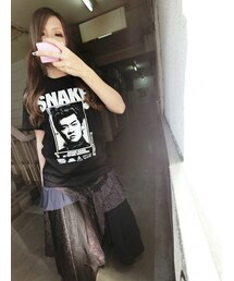 ハードコアチョコレート | ビー・バップ・ハイスクール -ヘビ次-(スネイクブラック)(Tシャツ/カットソー)