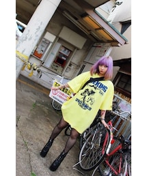 ハードコアチョコレート | エレキング(光刃ライトイエロー)-復刻版-(Tシャツ/カットソー)