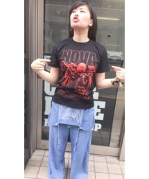 ハードコアチョコレート | ノーバ(円盤生物ブラック)(Tシャツ/カットソー)