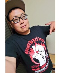 ハードコアチョコレート | カラムーチョ・ロックフェス(激辛ブラック)(Tシャツ/カットソー)