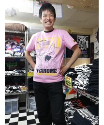 ハードコアチョコレート | もーれつア太郎 ニャロメ&ケムンパス&べし(ニャンゲンピンク)(Tシャツ/カットソー)