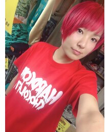 ハードコアチョコレート | フルメルティッドハードコアチョコレート ベーシックロゴTシャツ（トマト酎ハイレッド）(Tシャツ/カットソー)