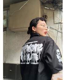 ハードコアチョコレート | ゾンビ・ハンティング/ワークシャツのはらわた(生き血ブラック)(シャツ/ブラウス)