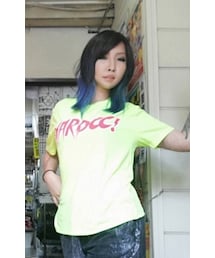 ハードコアチョコレート | HARDCCラウディロゴ ドライTシャツ (HOT蛍光イエロー)(Tシャツ/カットソー)