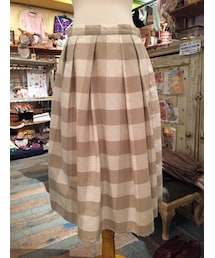 ＊格子柄＊タックスカート＊(スカート)