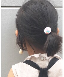 になボタン♡ | 今日はパルフェ🍰(ヘアゴム)