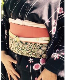 ピンクの帯 | 和装小物