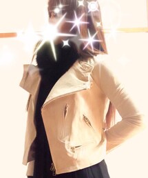 BONICA DOT | 横向き。(ライダースジャケット)