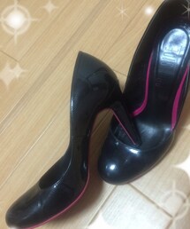 POOL SIDE | BLACK×PINK♡Patent leather pumps♡
(パンプス)