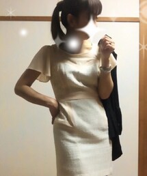 BE RADIANCE | White tweed dress♡
(ワンピース)
