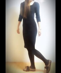 ROYAL PARTY | Black knit dress♡
(ワンピース)
