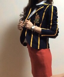 Champion | Preppy stripe jacket♡

(テーラードジャケット)