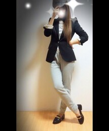 Heather | Off shoulder boarder knit♡
(ニット/セーター)