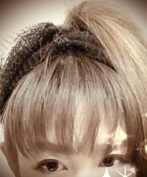 SMIR NASLI | Tulle race turban♡
(ヘアバンド)