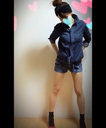 MOUSSY | Indigo denim dress♡
(シャツワンピース)