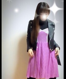 Banner Barrett | Dot silk dress♡(ワンピース)