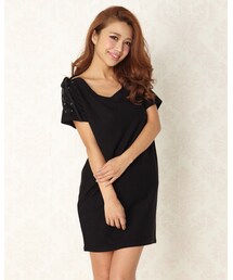 rienda | Race up dress♡(ワンピース)