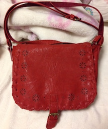 Bleu Bleuet | 赤いポシェット(ショルダーバッグ)