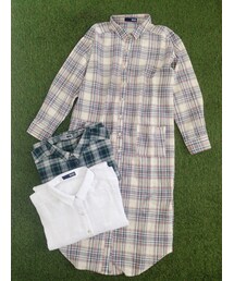 BAD | BAD・チェックロングシャツ(シャツ/ブラウス)