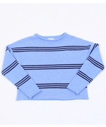 Inpaichthys kerri | lams wool border knit l/s(ニット/セーター)